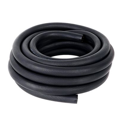 LokoCar Rubber Fuel Hose Line Push Lock 5/8" ID SAE 30R7 NBR 25ft 300PSI