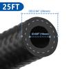 LokoCar Rubber Fuel Hose Line Push Lock 5/8" ID SAE 30R7 NBR 25ft 300PSI view 3