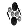 LOS264003 Promoto-MX Upgrades Side Wheel Replacement Lean Bar Wheel Set For LOSI 1:4 Promoto-MX Motorcycle Dirt Bike RTR FXR LOS06000 LOS06002 - Black view 1