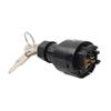 Bacar Switch With Key 57590-23333-71, 57590-23340-71 Black Metal & Plastics for Toyota Forklift Truck 60-8FD10,60-8FD15,60-8FD20,60-8FD25,60-8FD30 view 3