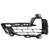 Auto Dynasty [Non M Sport Package-Black Grid Front Fog Light Cover Compatible with BMW X5 2014-2018, Passenger Right Side, Smooth Black(PTM) view 2