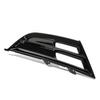 Auto Dynasty [Non Adaptive Cruise] CH1038160 Front Fog Light Cover Compatible with Chrysler 200 C/S 2015-2017, Driver Left Side, Smooth Black view 1