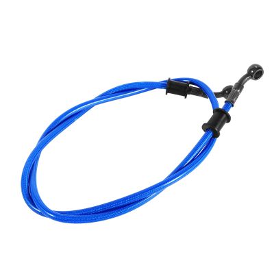 90cm Motorcycle Steel Brake Clutch Oil Hoses Line Pipe Colorful Motorcycle Pit Dirt Bike Enduro Motocross Street Bikes,Silver (900mm)