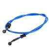 90cm Motorcycle Steel Brake Clutch Oil Hoses Line Pipe Colorful Motorcycle Pit Dirt Bike Enduro Motocross Street Bikes,Silver (900mm) view 4
