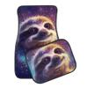 Allhaitong Sloth Print Car Floor Mats All Weather Universal Durable Automotive Floor Mats 4 Pieces Set for Most Cars SUVs Trucks view 2