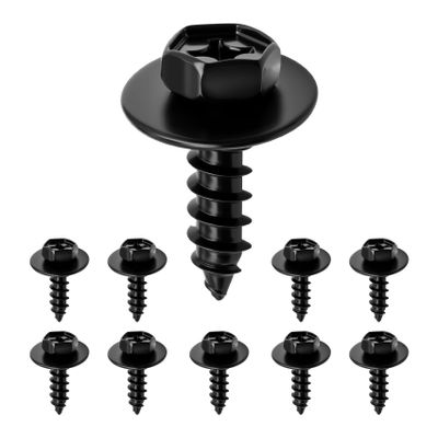 PACLVIO 10PCS Bumper Cover Splash Shield Mud Guard Screw Bolt, Liner Screw Bolt Replacement for Most Vehicles, OEM:90159-60498