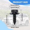 PACLVIO 10PCS Bumper Cover Splash Shield Mud Guard Screw Bolt, Liner Screw Bolt Replacement for Most Vehicles, OEM:90159-60498 view 2
