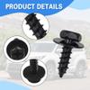 PACLVIO 10PCS Bumper Cover Splash Shield Mud Guard Screw Bolt, Liner Screw Bolt Replacement for Most Vehicles, OEM:90159-60498 view 3