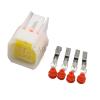 TakenE 1 Set 4 Pin Way Male Female FW-C-4M-B FW-C-4F-B Electric Throttle Speed Regulation Switch Auto Connector (Color : Female Set) view 1