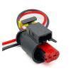DLAHPJPT Automotive Electrical connectors 2 Pin Electromagnetic Valve pl;/UG Wiring Harness Car Electronic Connector with Cable Fit Compatible 284556-1(10 Pcs) view 1