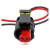 DLAHPJPT Automotive Electrical connectors 2 Pin Electromagnetic Valve pl;/UG Wiring Harness Car Electronic Connector with Cable Fit Compatible 284556-1(10 Pcs) view 3