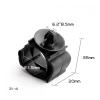 Automotive Electrical connectors 5Pcs Automobile Fixing Clip Corrugated Pipe Buckle Line Rubber Aircraft Nose Bayonet Fit Compatible Car Connector Wiring Harness(21-4) view 2