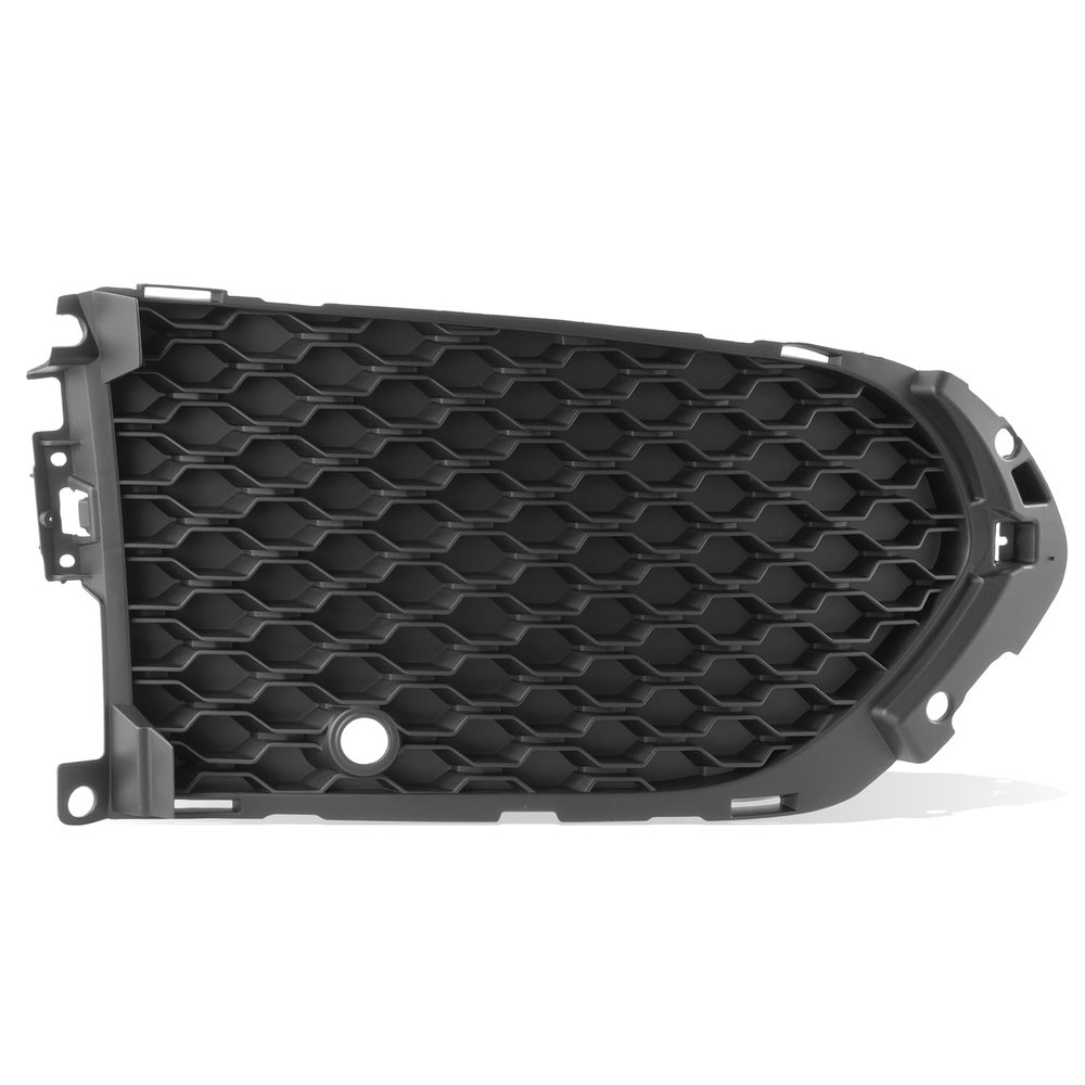 Auto Dynasty JA1039103 Front Fog Light Cover Compatible with Jaguar F-Pace, R-Sport/S First Edition 2017-2020, Passenger Right Side, Smooth Black