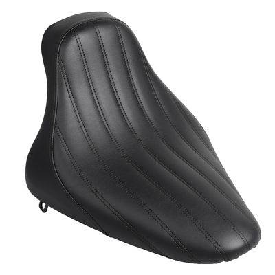 YDLMT Motorcycle Driver Butt Bucket Seat Front Solo Seat for Harley Softail Fat Boy FLSTF FXST FLST 2000-2007, Black Stitching