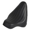 YDLMT Motorcycle Driver Butt Bucket Seat Front Solo Seat for Harley Softail Fat Boy FLSTF FXST FLST 2000-2007, Black Stitching view 2