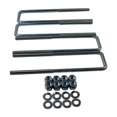 OTMGTGM 4pcs Axle 12.5" Extended Square U-Bolts for 2.5" Wide 1.5" Thick Leaf Springs Compatible with 1988-2019 Chevy GMC Sierra Silverado 1500 Pickup