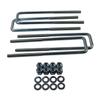 OTMGTGM 4pcs Axle 12.5" Extended Square U-Bolts for 2.5" Wide 1.5" Thick Leaf Springs Compatible with 1988-2019 Chevy GMC Sierra Silverado 1500 Pickup view 2