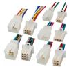 DLAHPJPT 2 3 4 6 9 Pin 2.8mm Motorcycle Car Connector Wiring Harness pl;/UG Nylon Flame Retardant Rubber Sleeve 6030-2981 6030-6991(2Pin Female Male,1 Pc) view 2