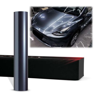 2pcs 4"x8" (10cmx20cm) Sample Byron Blue PET Super Gloss Metallic High Glossy Vinyl Wrap Auto Car Sticker Decal Film Sheet Bubble Free Air Release Technology
