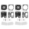 ChengyuWei 2 Sets Carburetor Diaphragm Gasket, Rebuild Carb Repair Kit, Carburetor Repair Kit, Compatible with Carb Chainsaw Trimmer Weedeater Leaf Blower, for SRM 210 SRM230 view 2