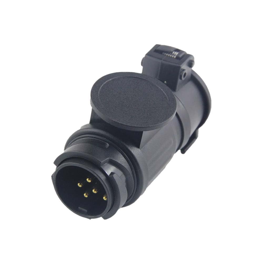 keisnoaja Trailer Connectors 13 to 7 Pin 12V Plug Socket Truck Cable Connector European Style Trailer Signal