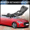 INFINAUTO Bumper Support Bracket, Right Side Front Bumper Retainer Bracket Hold Mount No.86514F2000 for Hyundai Elantra 2017-2018 ABS Plastic Black, 1 Pc view 3