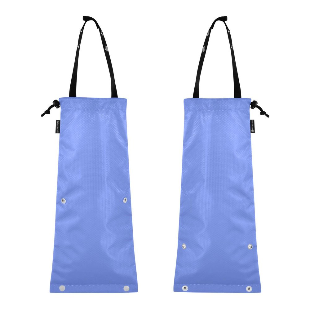 Wudan Blue Purple Car Can Trash Bags 2 Pack with Elastic Opening Hanging Car Trash Bags Auto Litter Bag Trash for Car
