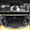 ZXYHBHD Custom Car Trunk Mat, High Side PU Leather Interior Floor Protect Accessories, Compatible with Mazda 3 Sedan 2013-2018,5-Coffee, normal view 4