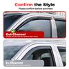 KPY Rain Guards Window Visors for 2011-2023 Chrysler 300 view 3