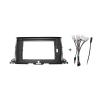 SITYORY Radio Frame 2Din Car Radio Frame Panel Fit for Toyota Highlander 2014-2018 Android GPS Navigation Multimedia Player 9" Fascia Mounting Kit Convenient and Practical(Frame Wire) view 1