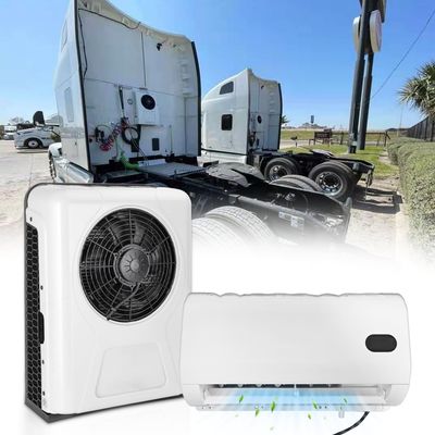 Mieligo 24V Air Conditioner w/Brushless Motor, Mini Split 24 Volt Air Conditioner, Semi Truck AC 24 Volt DC AC, Low Noise for Big Rig Sleeper, Semi Trucks, Pickup, RV, Vans
