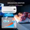 Mieligo 24V Air Conditioner w/Brushless Motor, Mini Split 24 Volt Air Conditioner, Semi Truck AC 24 Volt DC AC, Low Noise for Big Rig Sleeper, Semi Trucks, Pickup, RV, Vans view 4