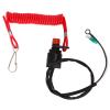 Vomeko 8.5cm Boat Outboard Switch Engine Motor Lanyard Kill Urgent Stop Button,for 65W8257501 and 67D8257500,Outboard Engine Motor Kill Switch for T15 F2.5 F4 F5 F6 HP view 1