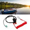 Vomeko 8.5cm Boat Outboard Switch Engine Motor Lanyard Kill Urgent Stop Button,for 65W8257501 and 67D8257500,Outboard Engine Motor Kill Switch for T15 F2.5 F4 F5 F6 HP view 4
