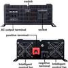 Pure Sine Wave Power Inverter 5000/6000/8000/10000/12000w Car Power Inverter Dc 12/24/48/60 to Ac 110v/220v Power Converter with Ac Sockets LCD Display,5000w-24Vto220V view 4