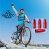 MEAJOO 6PCS Bullet Style Tire Valve Stem Caps, Air Caps Cover, Aluminum Alloy Dustproof and Waterproof Valve Caps Cover fits Cars, Trucks, Bikes, Motorcycles, Bicycles Tire Caps(Red) view 4