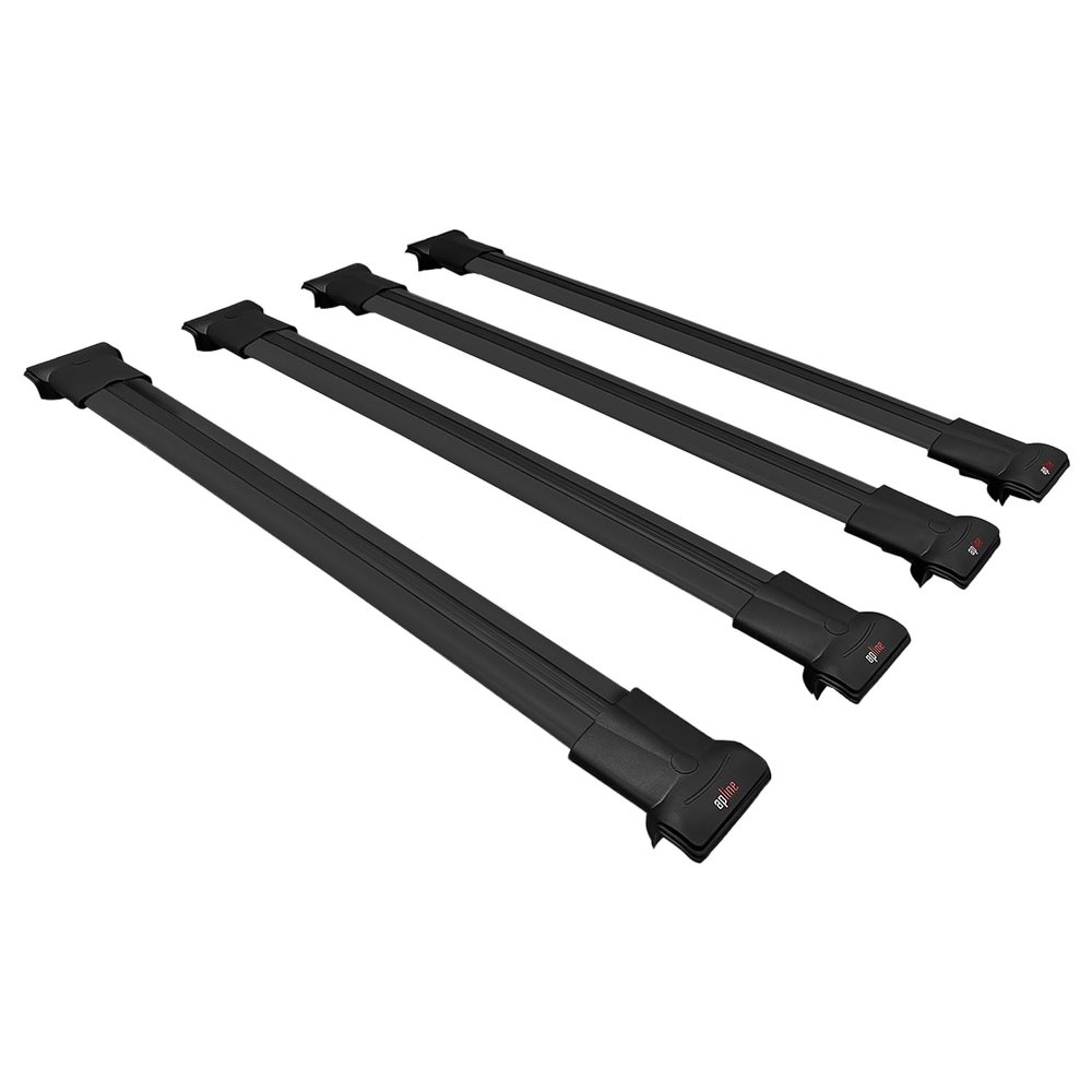 accessorypart Compatible with Mercedes EQV (W447) 2020-2026 Fly Model Car Roof Rack Cross Bar Black Aluminium 4 Bars