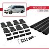 accessorypart Compatible with Mercedes EQV (W447) 2020-2026 Fly Model Car Roof Rack Cross Bar Black Aluminium 4 Bars view 4
