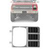 AUTOS PARTS PLUS Front Headlight Door Bezel With Signal Head Lamps Left Driver Side Direct Replacement Compatible With 1981-1982 Chevrolet/Suburban C-K Series GM2512105 14021351 view 1