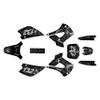 Kalair GFX Graphics Kit for Kawasaki KX 85 UFO Restyle (2001-2013) CORE Series Smoke 16 Mil - Dirt Bike Custom Racing Graphics Decals Stickers Kit, no-Plastics view 1