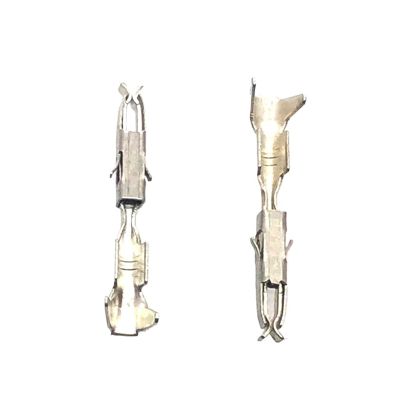 ImBros 50/100/200 Pcs Male Female Wire Crimp Terminal Pins DJ623-E1.5A DJ615B-1.5 * 0.8A Repair Auto Spade Connector 964269-2 964274-2 (Color : Female, Size : 100 pcs)