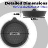 4 PCS Car Cup Coasters, Universal Cup Holder Coaster for Car, Car Accessories Interior for Women and Man, Bling CupHolders Insert for Women Non-Slip Silicone Car Cup Holder Coasters view 2