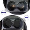 4 PCS Car Cup Coasters, Universal Cup Holder Coaster for Car, Car Accessories Interior for Women and Man, Bling CupHolders Insert for Women Non-Slip Silicone Car Cup Holder Coasters view 4