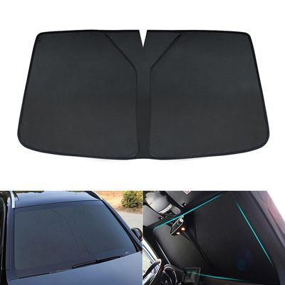 IKSZAOSB Fit for Kia Forte Sedan Cerato K3 2019-2024,Car Windshield Sun Shade,Sun Shade Car Windshield,Black Windshield Sunshade,Car Accessories