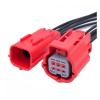 DLAHPJPT Automotive Electrical connectors 6 Pin MWTRB-06-1A-R MWTPB-06-1A-R Motorcycle OBD Diagnosis pl;/UG W/a*t-e*r/p-r*o-o*f Connector(6P Male,1 Pc) view 2