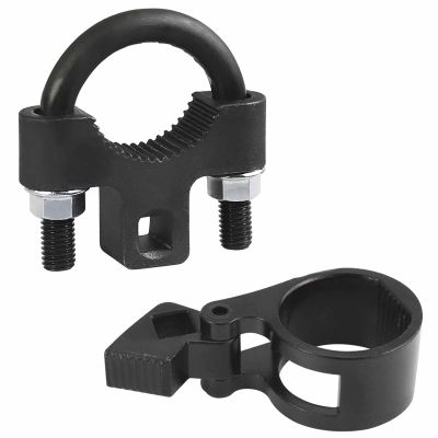 QISF 2Pcs Inner Tie Rod Removal Tools, 3/8" Low-Profile Inner Tie Rod Tool + 27-42mm Tie Rod Removal Tool with 1/2" Drive, Universal Car Truck Inner Tie Rod Removal and Installation