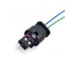 Automotive Electrical connectors 2 Pin Automotive W/a*t-e/r*p-r-o/o/f Connector Wire Harness Female pl;/UG Air Butt with Terminal and Cable 4F0973702/6R0973323/4H0973702A(6R0 973 323,20 Pcs) view 3