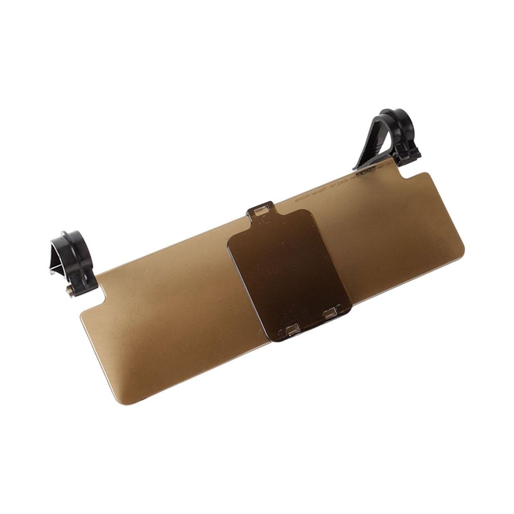 MagiDeal Car Anti Glare Sun Visor Extension 2 in 1 Glare Protector Accessory Windshield Extender for Unversisal Day Night Driving, 29.5cmx9.5cm, Brown