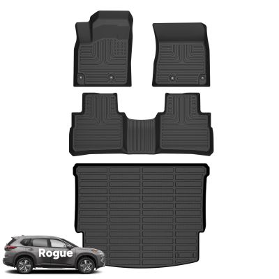 Wayhigh Floor Mats & Cargo Liner for 2021-2026 Nissan Rogue