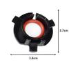 Karlass 6 Pieces LED Headlight Adapter for H7 Car Led Headlight Deck K3 K4 K5 Retainer Holder Socket LED Headlight Bulb Aluminum Adapter view 2